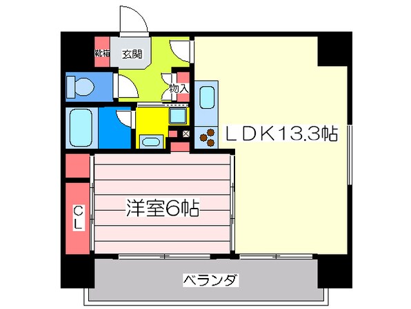 コンソラ－レ瓦屋町の物件間取画像